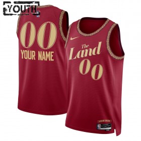 Maillot Basket Enfant Cleveland Cavaliers Personnalisé 2023-24 Nike City Edition Swingman